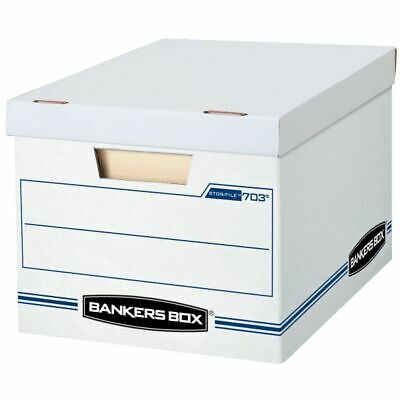 Bankers Box Stor/file 15" X 12" X 10" Basic Strength Storage Boxes, 10-pk